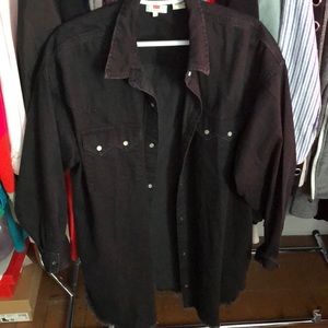 Black Levi’s fringe jacket